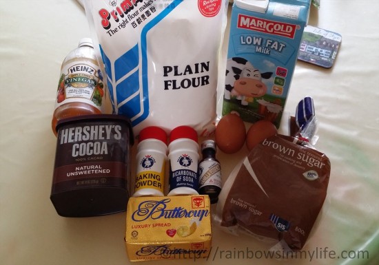Double Chocolate Chip Muffins - ingredients needed