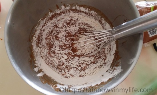 Coffee Walnut Muffins - flour and buttermilk