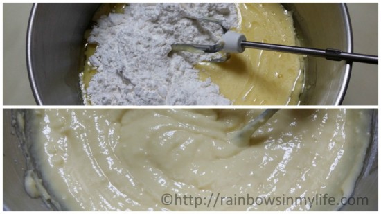 Japanese Cream Cheese Chiffon Cake - flour 2