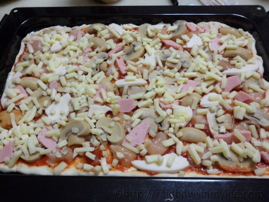 Pizza - before baking