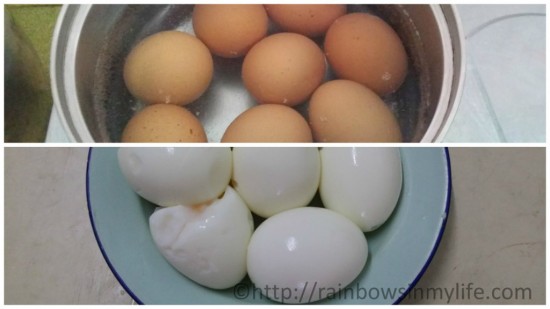 Braised CW - hard boiled eggs