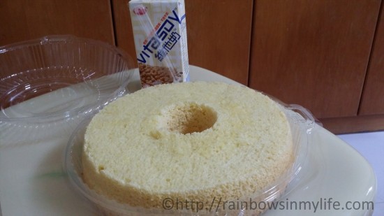 Soya Milk Chiffon Cake - final product