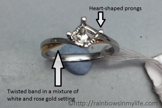 Ring settings - twisted band