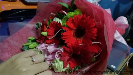 Engaged - flowers