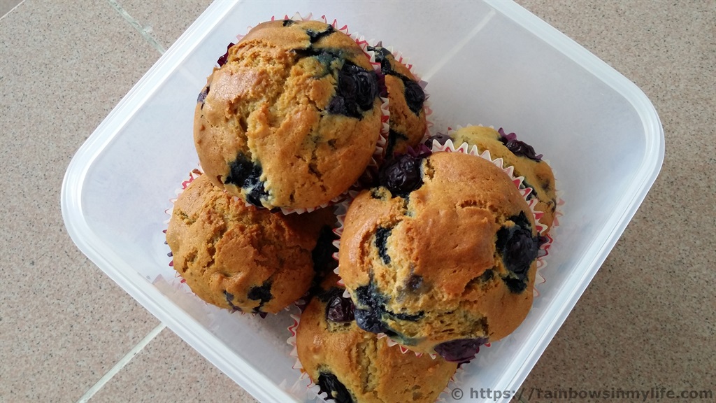 Blueberry Muffins final product 2