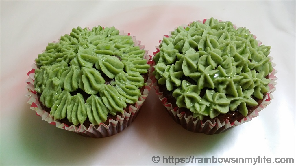 Matcha Cupcakes final product 3