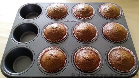 Matcha Cupcakes - final product