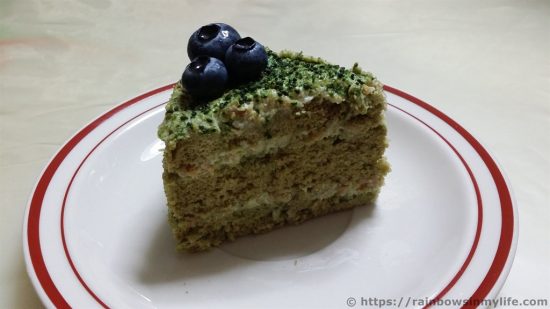 Matcha-misu Cake - final product 3