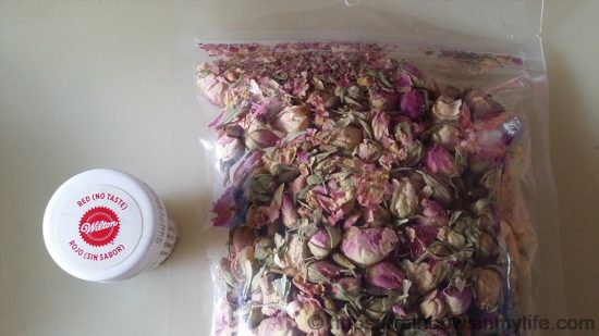 Rose Macarons - rose flavour