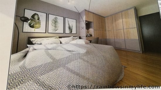 Step 11 3D drawing of master bedroom