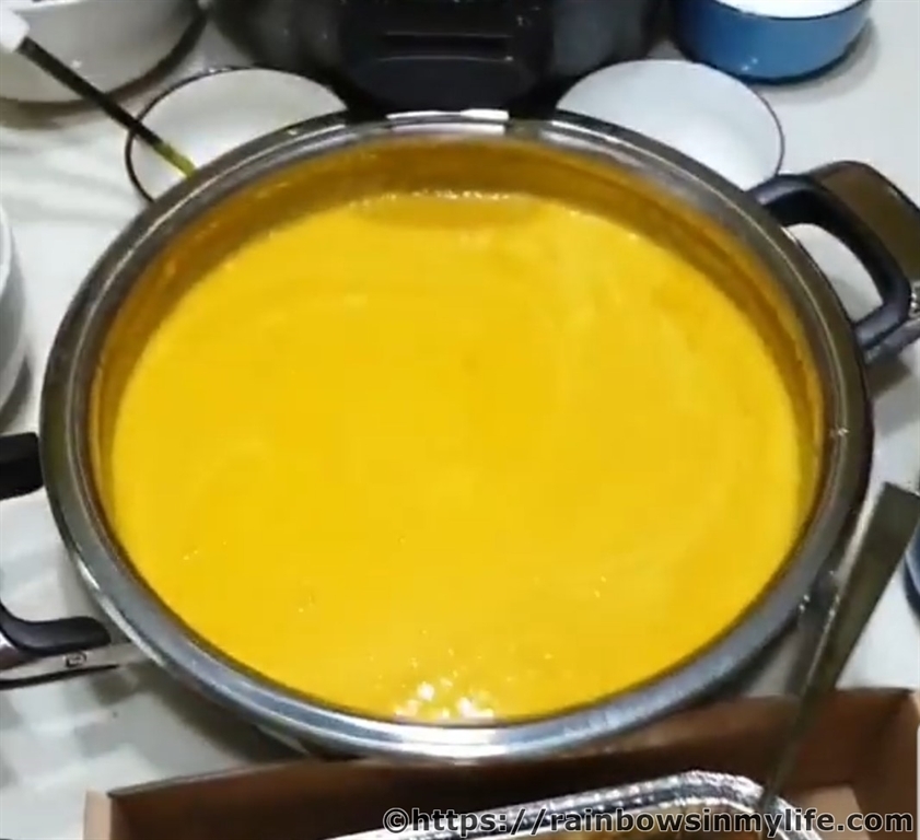 Cream of pumpkin Final product